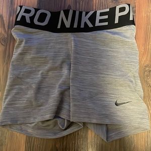 grey nike pro spandex